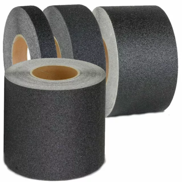 Anti Slip Tape Black Non Slip High Grip Adhesive Safety Flooring Sticky Backed
