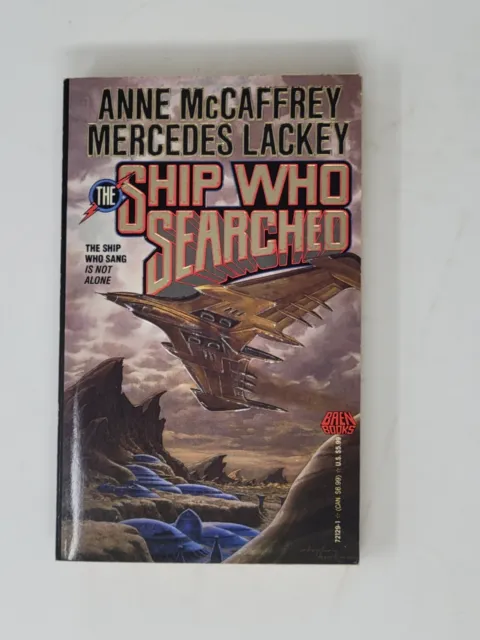 MERCEDES LACKEY & ANNE MCCAFFREY SIGNED 1ST - The Ship Who Searched, Book #3