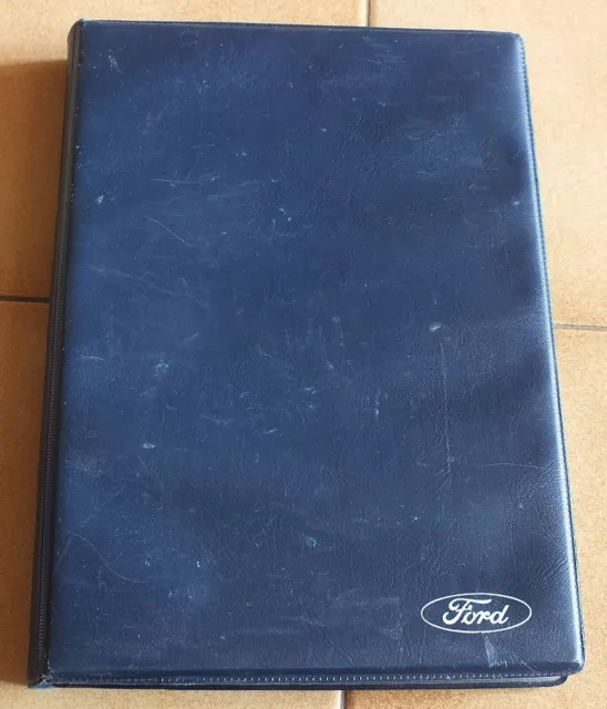 Automobile - Ancienne Pochette Plastique Ford Pour Livret Entretien (Vide)