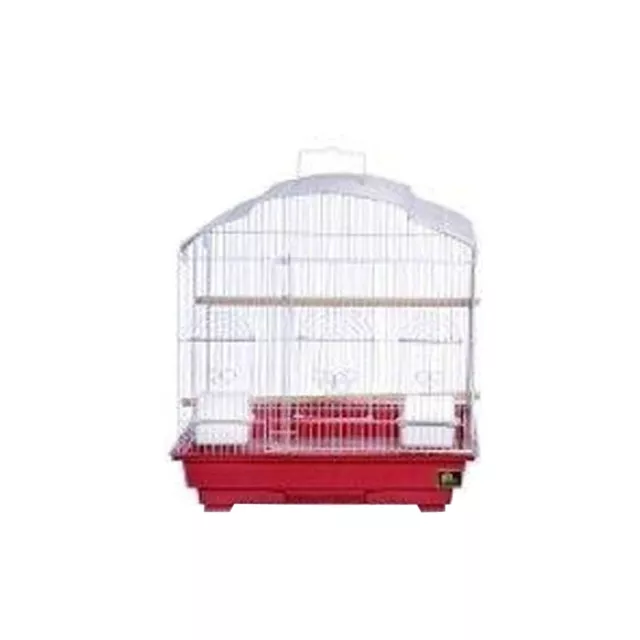 IRON BIRDS CAGE For Budgie Finch Canary Parakeet INDOOR SMALL METAL CAGE 22x26cm