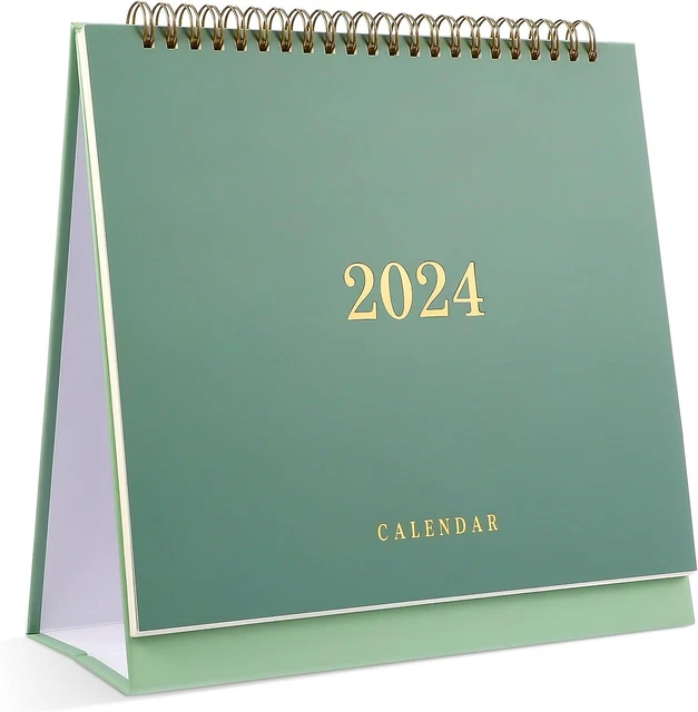 20242025 DESKTOP CALENDAR, Monthly Calendar Standing Flip Daily