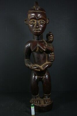 African Maternity Statue - CHOKWE  D.R.Congo, Angola  TRIBAL ART CRAFTS 2