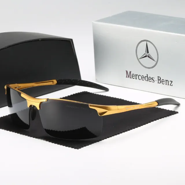 Gafas de sol Benz aluminio magnesio gafas de sol polarizadas moda gafas de sol