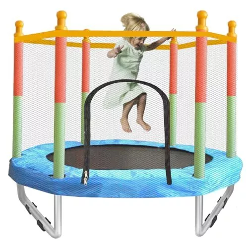TODDLER TRAMPOLINE WITH Enclosure Safety Net, 55