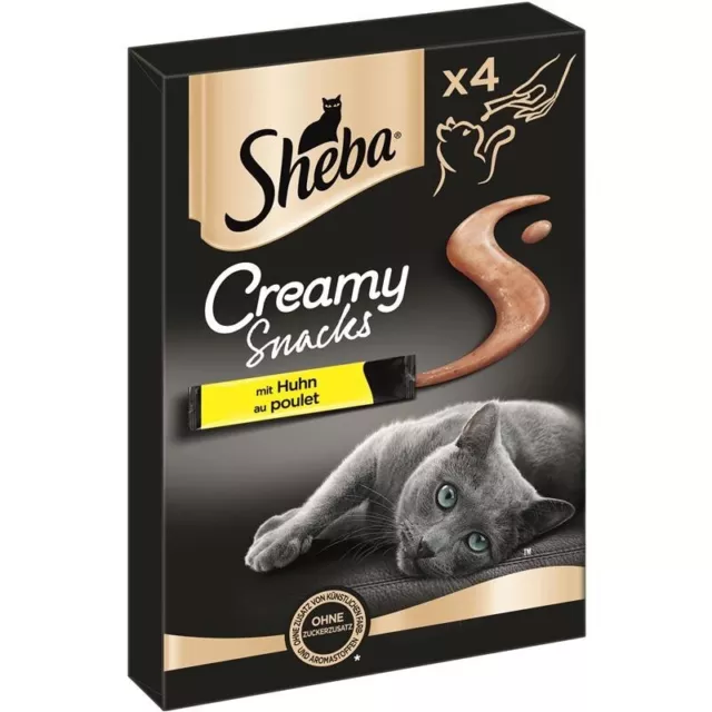 SHEBA Cremoso Aperitivos Con Pollo 44 X 12g ( 94,51€/ KG)