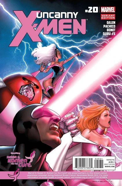 Uncanny X-Men (2nd Series) #20B VF/NM; Marvel | Susan G. Komen Variant - we comb