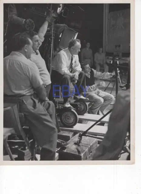Director Frank Borzage sits on a dolly VINTAGE Photo