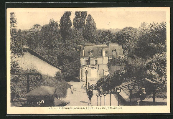 CPA Le Perreux-sur-Marne, Les Cent Marche