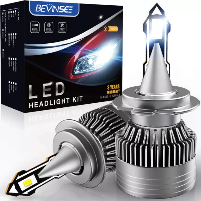 2x H7 LED Ampoules de phares 70W 8400lm Blanc pour Toyota Avensis T25 2003-2006