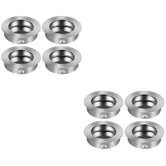 8 PCS Flush Door Handles Internal Sliding Door Recessed Door Handles