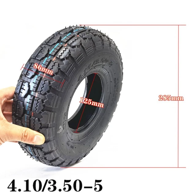 Durable Pneu Scooter Parties Rechange Brouette 30.5cm 4.10/3.50-5 Type