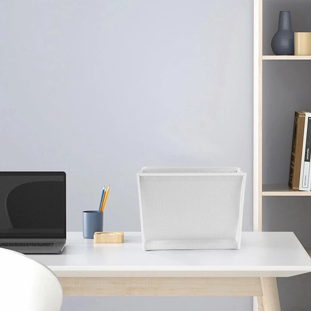 METAL MESH FILE Crate with 5 Hanging Folders Included W8D35208 47.67 PicClick AU