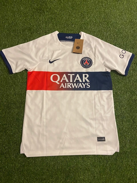 Flocage PSG 2023/2024 – Nuno Mendes Extérieur – Neuf Avec étiquettes, Officiel Monblason