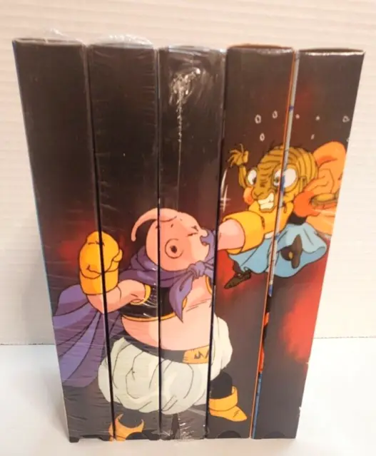 DRAGON BALL Z Majin Buu UNUCUT VHS 5 Tape Set TESTED Anime DRAGONBALL Cartoon