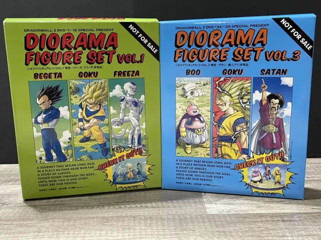 Dragon Ball Z Diorama Figure Set Vol 1 & 3