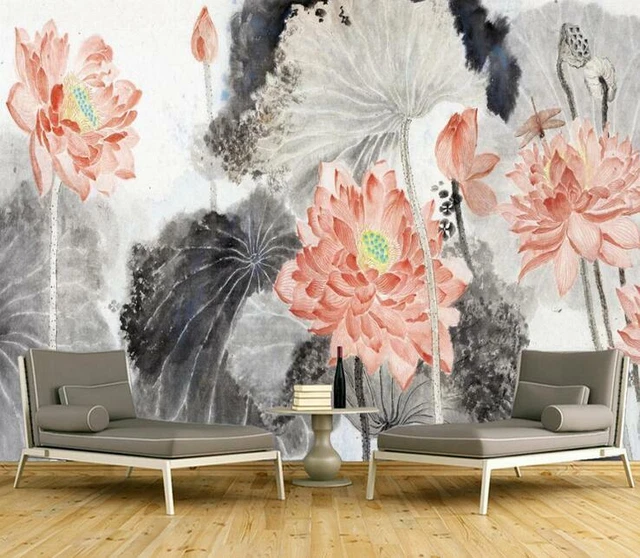 3D Pink Lotus 262 Allan P. Friedlander Wall Sticker