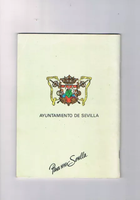 Cartilla de ajedrez Campeonato mundial Sevilla octubre 1987 Ricardo Montecatine 2