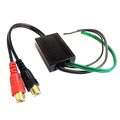 High Level Speaker To Low Level Rca Converter 2 Channel Cable Adapter Ctloc10