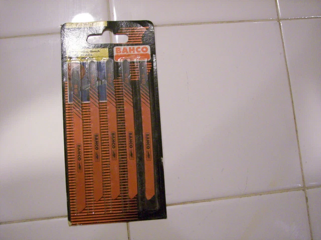 BAHCO 5in JIGSAW BLADE 91-443-5P for AEG, BOSCH, MAKITA, METABO 5 PAK (SANDVIK)