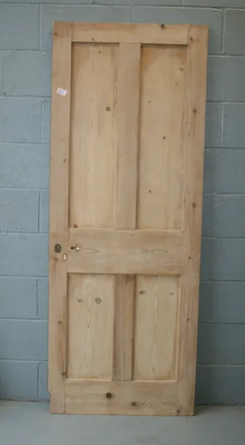 Door 29 1/2" x 76 3/4"  Pine Victorian Door 4 Panel Internal ref 183A