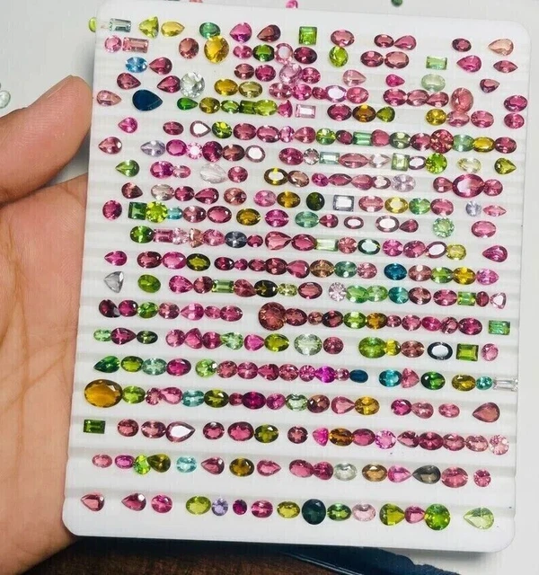 AAA Naturel 100 Ct + Ceylan Multi Color Sapphire Lot Mix Cut Loose Gemstone Lot
