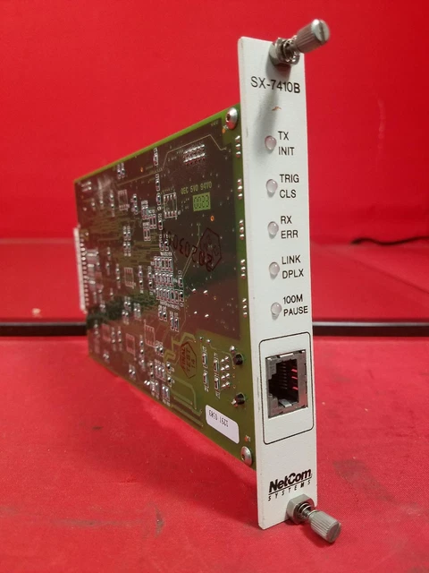 Spirent SX7410B 10/100Base-TX Ethernet SmartCard SN: T00460581