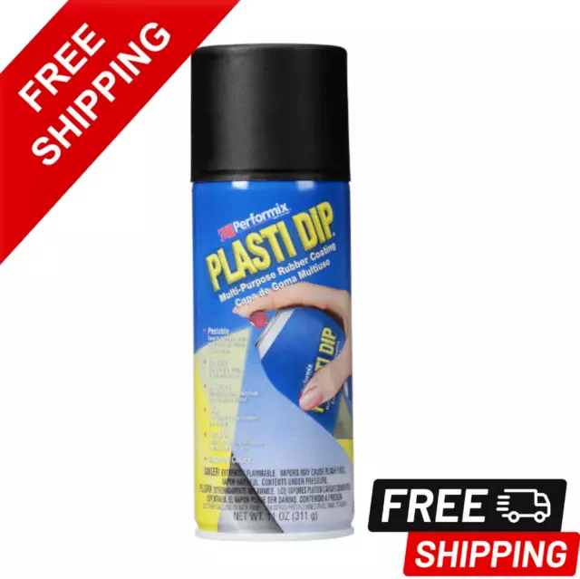 NEW Plasti Dip Spray Multi Purpose Rubber Coating Performix Black & Matte 11oz