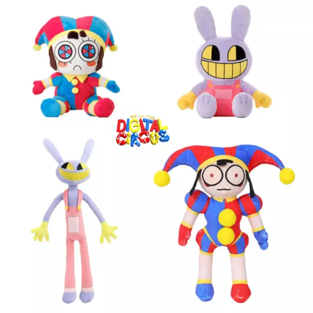 The Amazing Digital Circus Plush Toy Stuffed Pomni The Jester Palmny Doll  25Cm