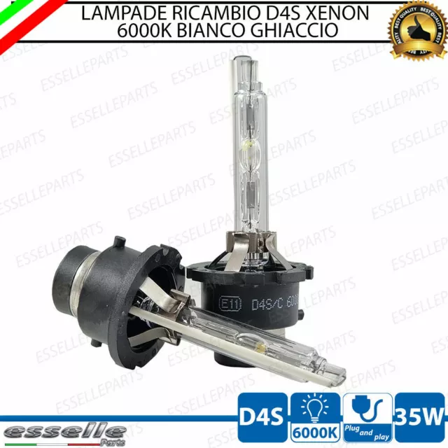 2 Lampade D2R Xenon Xeno Ricambio 6000K Bianco Chiaccio 35 W 12V