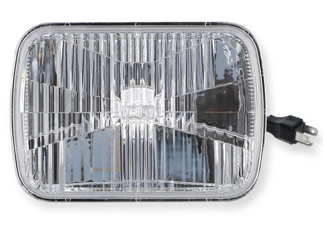 Retrobright 3000K White LED 5"x7" Rectangle Head Light Pair For Classic Vehicles