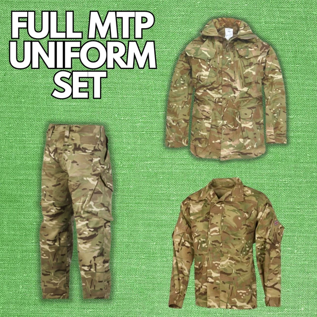 BRITISH ARMY MTP Uniform Complete Set Smock / Trousers /Shirt All