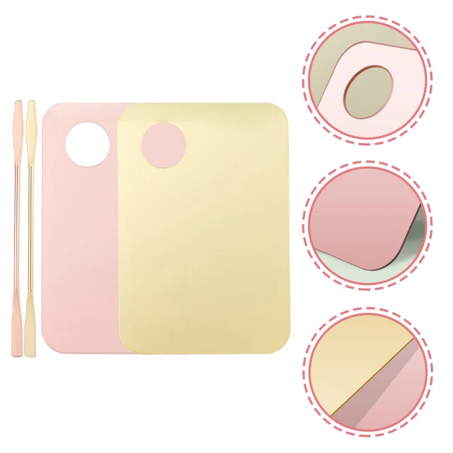 Nagelkunst-Palette Mit 50 Schwämmen & Pinzette – Harz-Mischtablett Für Ombre & Farbverläufe