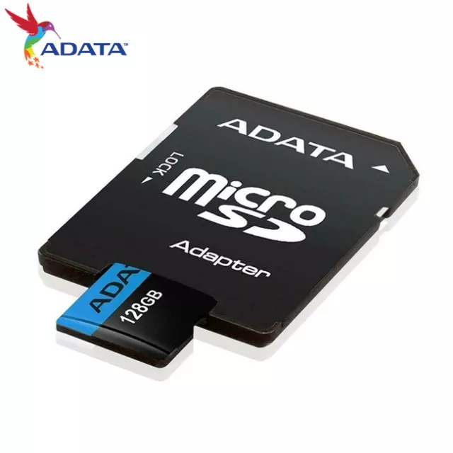 ADATA Premier 128Go microSDXC A1 UHS-I U1 V10 Cartes mémoire Adaptateur gratuit 3