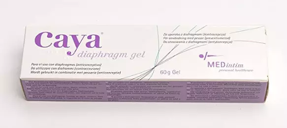 Caya Contraceptive Barrier Gel for Diaphragms etc 60mL tube 2