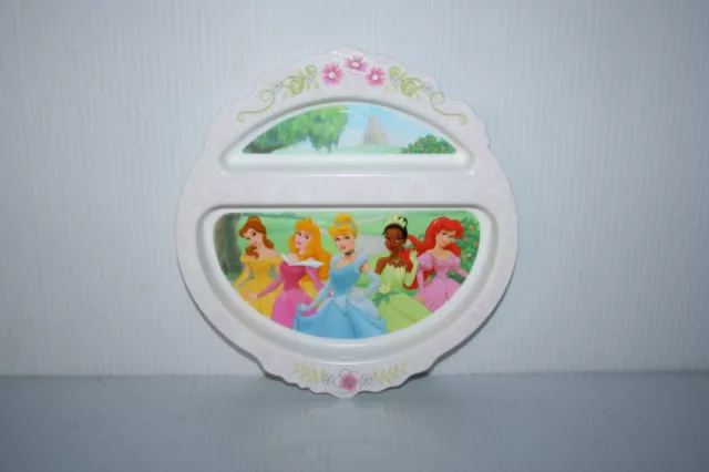 Disney Princess Cinderella Castle The First Years Child Melamine Divided Plate