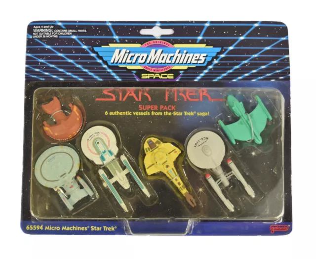 Star Trek Super Pack Micro Machines Space 65594 NEW / SEALED Star Trek Super Pack Micro Machines Space 65594 NEW / SEALED