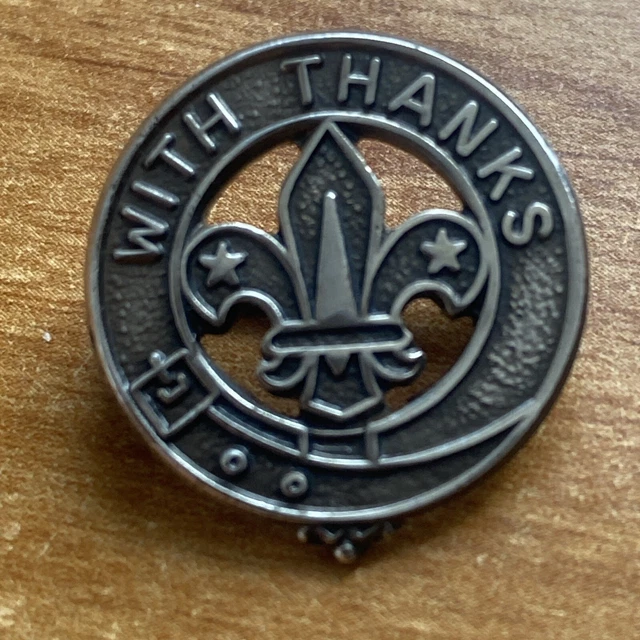 Scout Silver Thanks Badge.