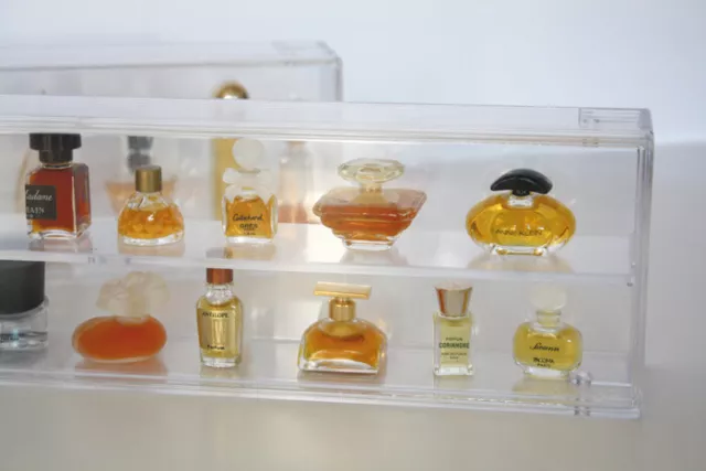 LINDNER 4810 Sammelvitrinen Box Einzelmodul für Mini Parfum Flacons 3