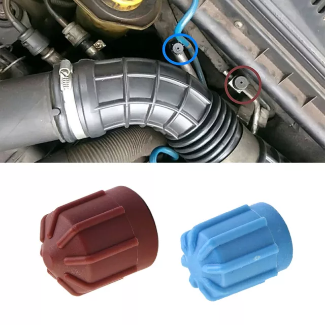 Car A/C System Valve Cap Air Conditioning Valve Core Set Valve Dust Cover Tools