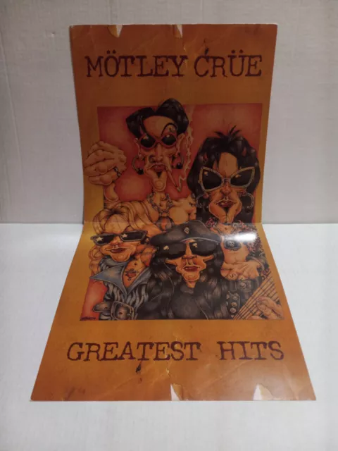 Motley Crue: Greatest Hits Retail Display Poster - Rare - Free Shipping