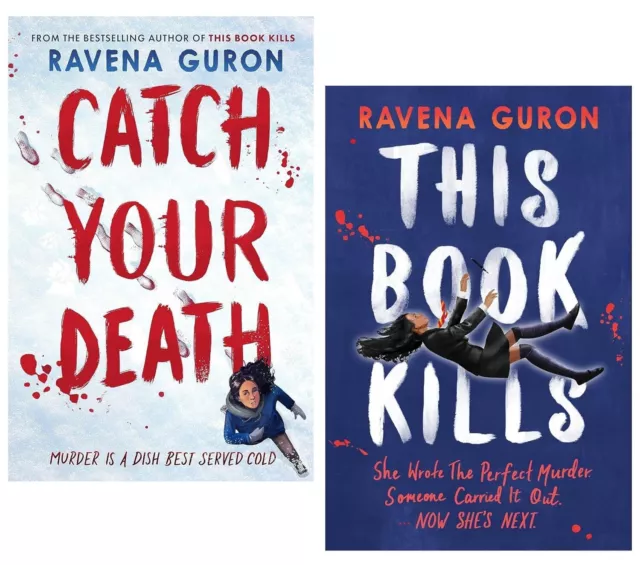 Ravena Guron 2 Books Collection Set (This Book Kills & Catch Your Death), PB NEW