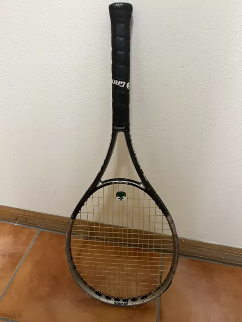 Prince EXO3 Black Team Tennis Racquet TX236B-100 #3, 4 3/8