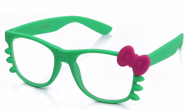 Clear Lens Glasses Hello Kitty Themed Cute Party Events Adorable UV Protected