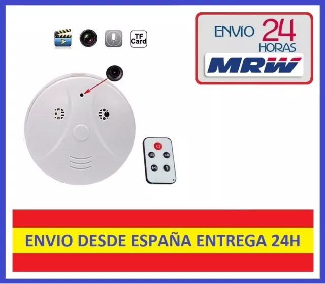 Detector de Humo Camara Espia HD ¡¡Entrega en 24 Horas!!