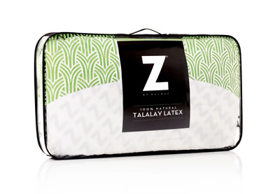 Malouf Natural Zoned Latex Pillow Low Loft Plush Cotton Cover - Customer Return