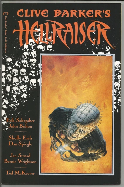 Clive Barker's Hellraiser #1 (1989, Epic) Pinhead NM-M New/Old Stock FREE S/H!