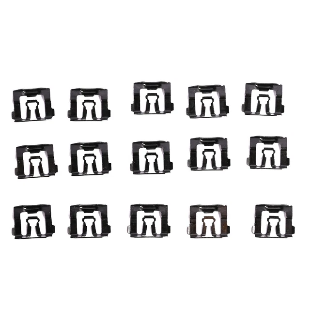 Front Windshield Rear Window Reveal Trim Molding Clips For Chrysler Dodge 15pc
