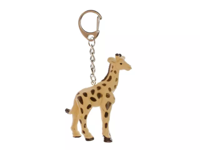 Giraffe Schlüsselanhänger Miniblings Anhänger Schlüsselring Zoo Kind Gummitier