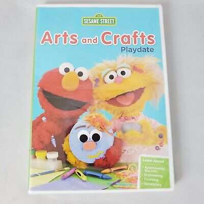 SESAME STREET: ARTS and Crafts Playdate (DVD, 2013) 2 Episodes; Bonus