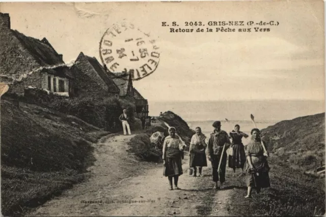 CPA GRIS-NEZ-Retour de la Péche aux Vers (139888)